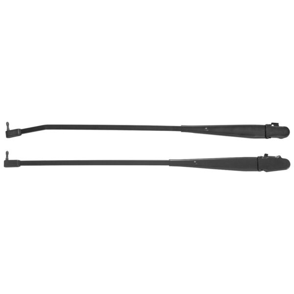 RestoParts Windshield Wiper Arms, 78-88 El Camino/Malibu/Monte Carlo/78-87Regal, Black