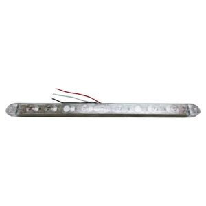 RS-17-CLEAR - 17in Screw Mount Hi-Power 9-LED Tail/Brake Light (Red w/ Clear Lens)