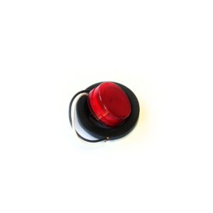 RS-2-GR - 2in Round Red LED Truck Light (w/ Grommet) (Each)