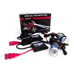 RS-H4-6K-2MOTO - H4 6K Single Beam Motorcycle Headlight Kit for Dual Headlights