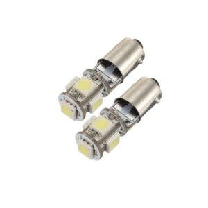 RS-BA9S-5050CAN-R - BA9S 5050 CANBUS LED Replacement Bulbs (Red) (Pair)