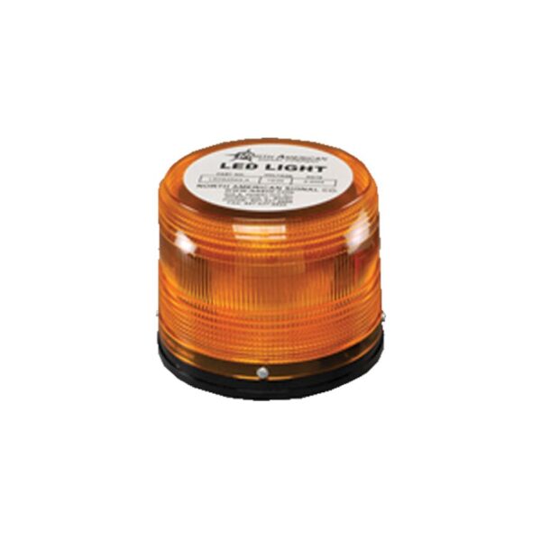 RS-FMX625LED-A - Heavy Duty Dome Style LED Beacon (SAE Class 2) (Amber)