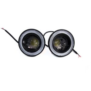 RS-2.5W-FOG - Universal Round 2.5in Fog Projector Kit w/ White Halo Ring