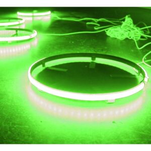 RS15G - 4-Ring ColorCLEAR 15.5in LED Wheel Light Kit (Green)