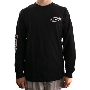 RS184BM - Men's Race Sport Lighting Long Sleeve (Black) (M)