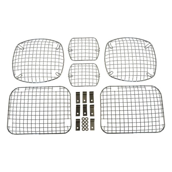 RT Off-Road - Metal Chrome Stone Guard Set