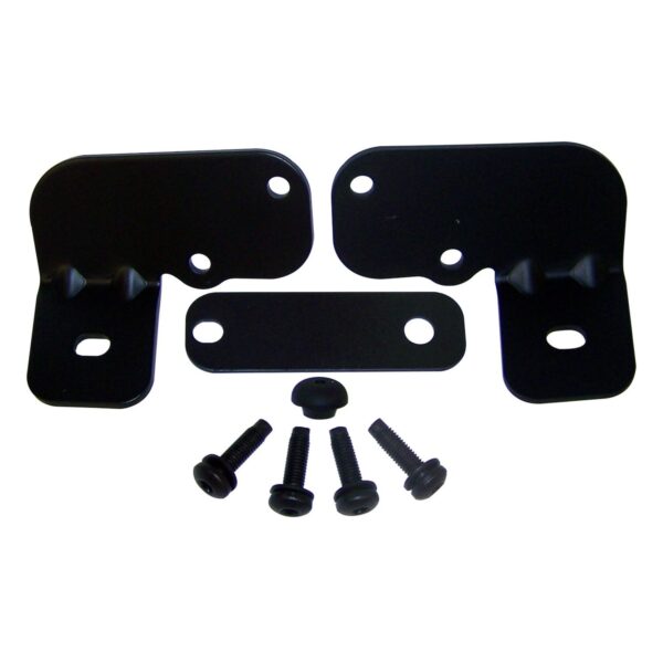 RT Off-Road - Steel Black Windshield Light Mount Bracket Set