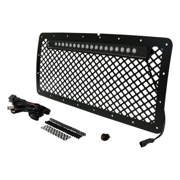 RT Off-Road - Metal Black Grille & LED Light Bar Kit