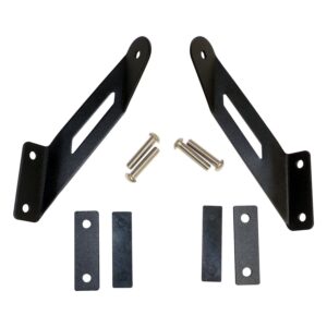 RT Off-Road - Steel Black LED Light Bar Hood Bracket Set