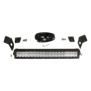 RT Off-Road - Steel Black LED Light Bar & Hood Bracket Kit