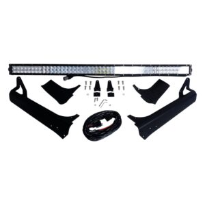 RT Off-Road 50" LED Light Bar and Windshield Bracket Kit for 1997-2006 Jeep TJ Wrangler