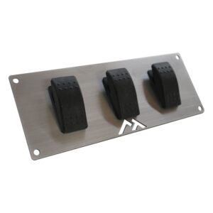 RT Off-Road - Stainless Black Switch Plate