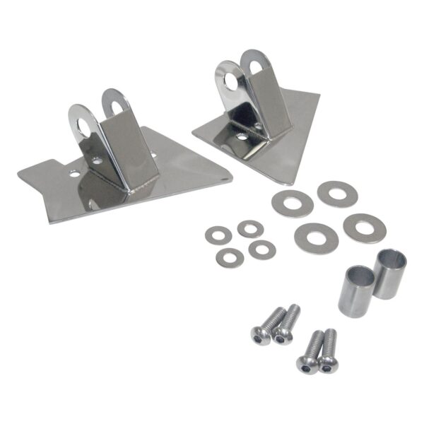 RT Off-Road - Stainless Stainless Mirror Relocation Bracket Set