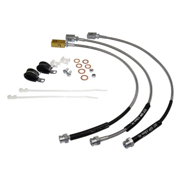 RT Off-Road - Stainless Stainless Stainless Steel Brake Hose Kit