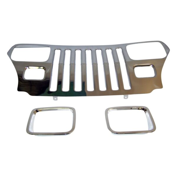 RT Off-Road - Stainless Stainless Grille Overlay Kit