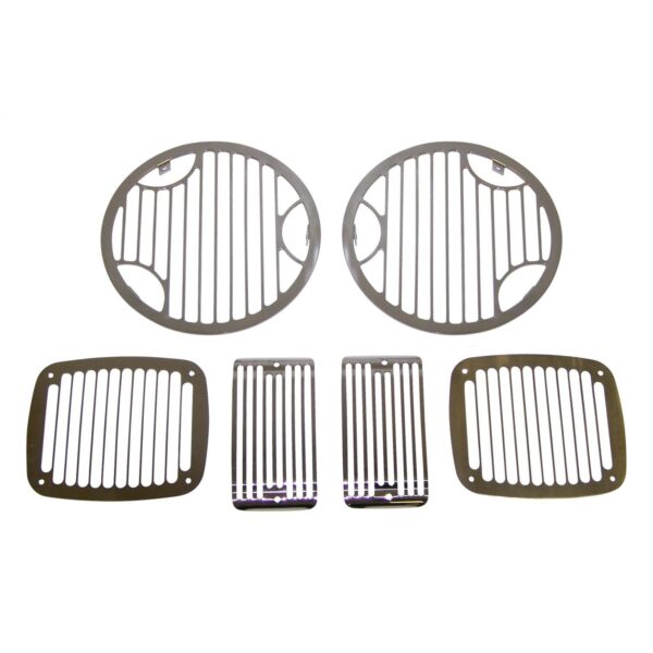 RT Off-Road - Stainless Stainless Stone Guard Set