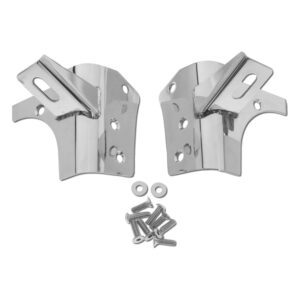 RT Off-Road - Stainless Stainless Windshield Light Mount Bracket Set