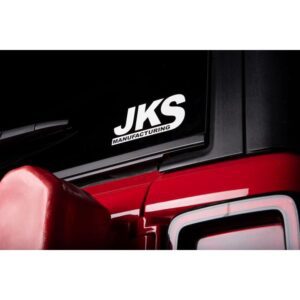 JKS Decal 2.5" x 5” - White