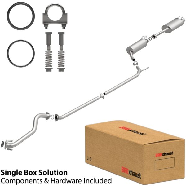 BRExhaust 2006-2011 Honda Civic L4 1.8L Direct-Fit Replacement Exhaust System