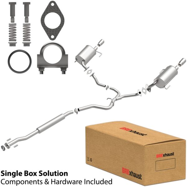 BRExhaust 2005-2009 Subaru Legacy H4 2.5L Direct-Fit Replacement Exhaust System