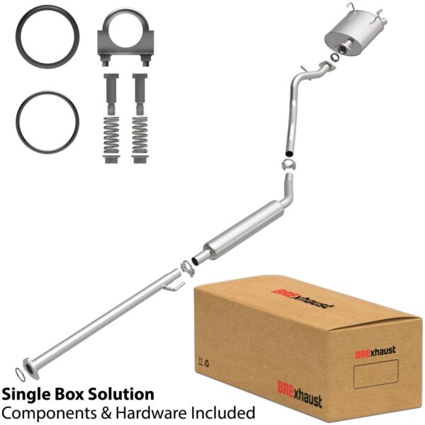 BRExhaust 1997-2001 Honda CR-V L4 2.0L Direct-Fit Replacement Exhaust System