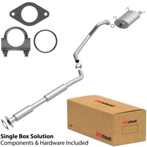 BRExhaust 2000-2001 Nissan Sentra L4 1.8L Direct-Fit Replacement Exhaust System