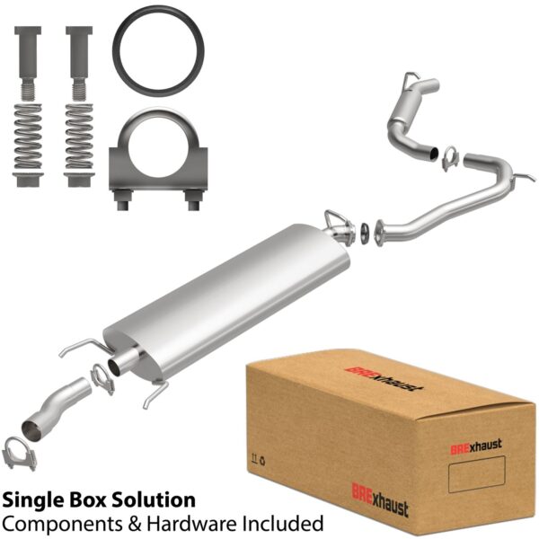 BRExhaust 2006-2012 Toyota RAV4 V6 3.5L Direct-Fit Replacement Exhaust System