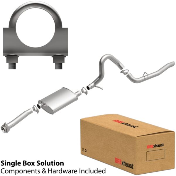 BRExhaust 1999-2004 Ford Mustang Direct-Fit Replacement Exhaust System