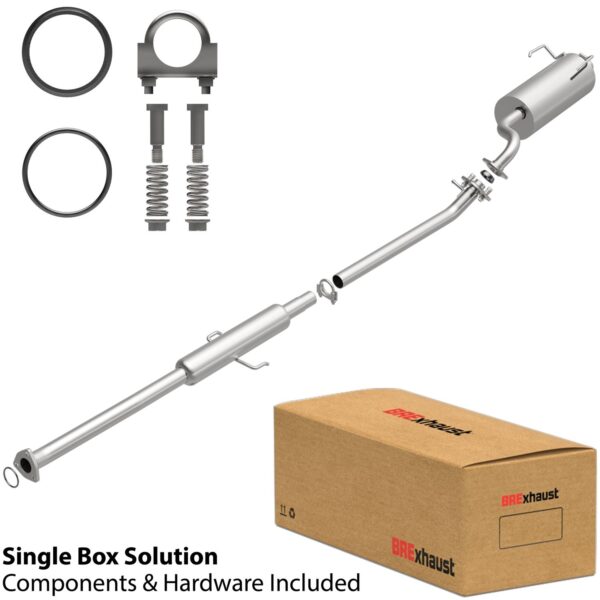 BRExhaust 2002-2004 Honda CR-V L4 2.4L Direct-Fit Replacement Exhaust System