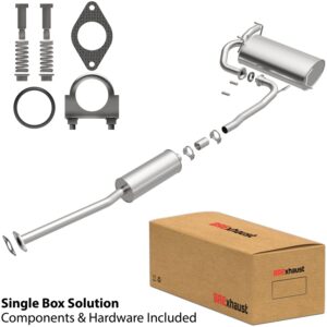 BRExhaust 2005-2006 Nissan X-Trail L4 2.5L Direct-Fit Replacement Exhaust System