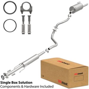 BRExhaust 2012-2017 Nissan Versa L4 1.6L Direct-Fit Replacement Exhaust System