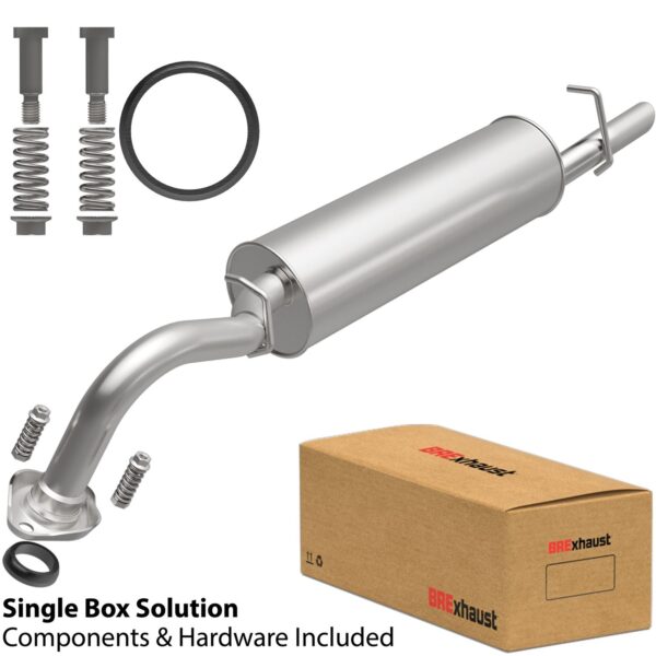 BRExhaust 2006-2012 Toyota Yaris L4 1.5L Direct-Fit Replacement Exhaust System