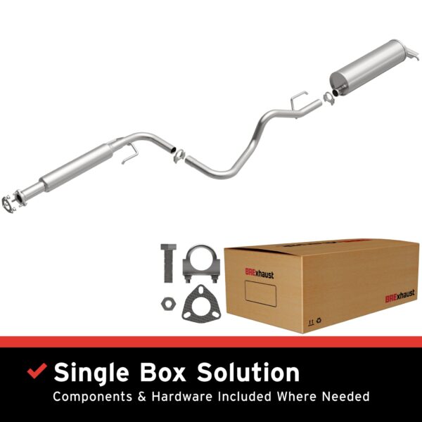 BRExhaust 2003-2004 Saturn Ion L4 2.2L Direct-Fit Replacement Exhaust System