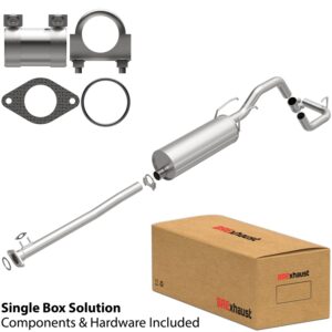 BRExhaust 2000-2004 Toyota Tacoma L4 2.7L Direct-Fit Replacement Exhaust System