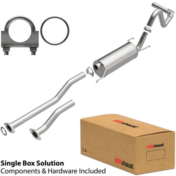 BRExhaust 2005-2012 Toyota Tacoma L4 2.7L Direct-Fit Replacement Exhaust System