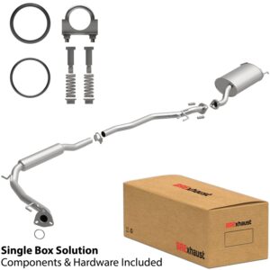 BRExhaust 2007-2008 Honda Fit L4 1.5L Direct-Fit Replacement Exhaust System