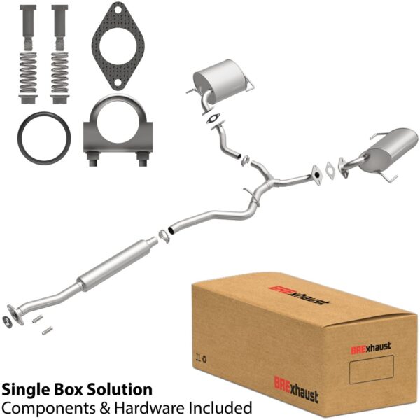 BRExhaust 2005-2005 Subaru Outback H4 2.5L Direct-Fit Replacement Exhaust System