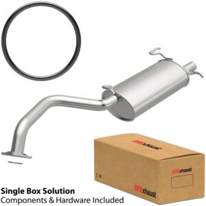 BRExhaust 2007-2012 Nissan Sentra Direct-Fit Replacement Exhaust System