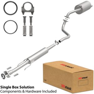 BRExhaust 2014-2017 Nissan Versa Note L4 1.6L Direct-Fit Replacement Exhaust System