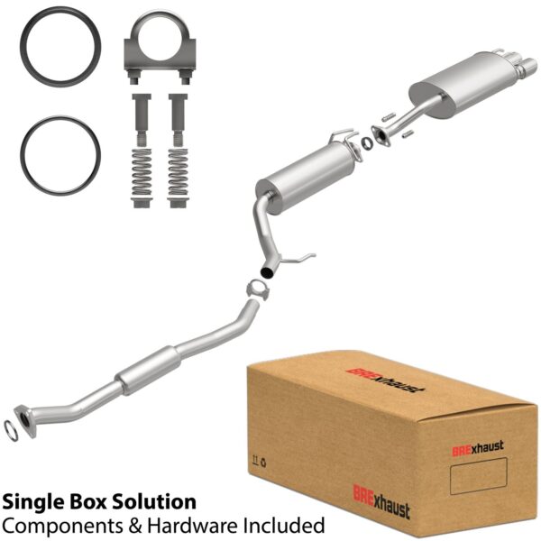 BRExhaust 2006-2011 Acura CSX L4 2.0L Direct-Fit Replacement Exhaust System