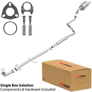 BRExhaust 1999-2003 Mazda Protege Direct-Fit Replacement Exhaust System