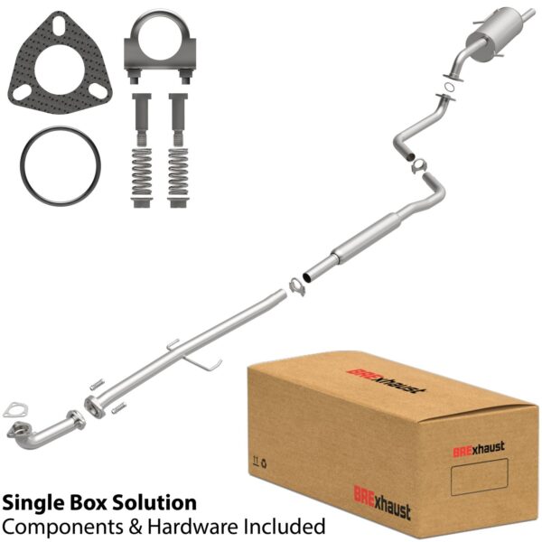 BRExhaust 1999-2003 Mazda Protege Direct-Fit Replacement Exhaust System