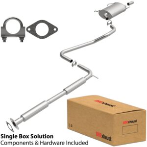 BRExhaust 1998-2000 Nissan Altima L4 2.4L Direct-Fit Replacement Exhaust System