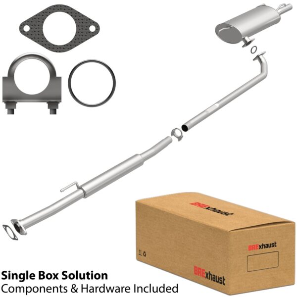 BRExhaust 1992-1993 Toyota Camry L4 2.2L Direct-Fit Replacement Exhaust System