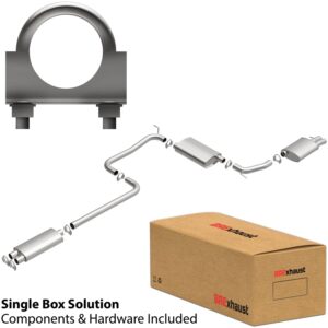 BRExhaust 1999-2004 Chrysler 300M V6 3.5L Direct-Fit Replacement Exhaust System