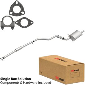 BRExhaust 2002-2007 Mitsubishi Lancer L4 2.0L Direct-Fit Replacement Exhaust System