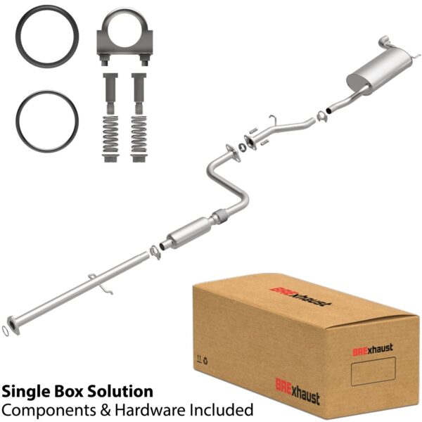 BRExhaust 1994-1997 Honda Accord L4 2.2L Direct-Fit Replacement Exhaust System