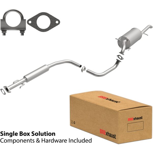 BRExhaust 2009-2011 Chevrolet Aveo L4 1.6L Direct-Fit Replacement Exhaust System