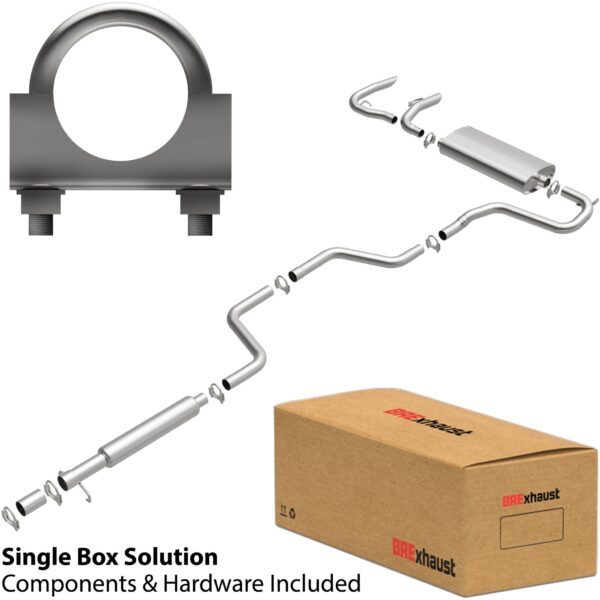 BRExhaust Direct-Fit Replacement Exhaust System 106-0497