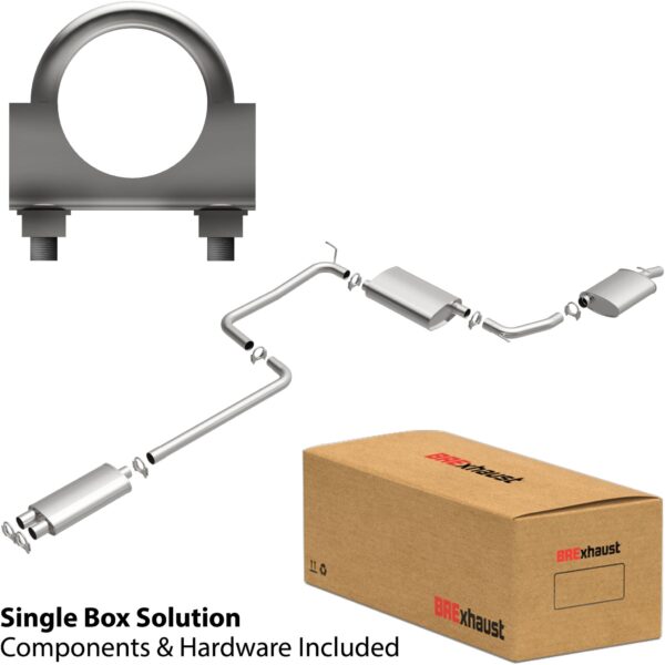 BRExhaust Direct-Fit Replacement Exhaust System 106-0520